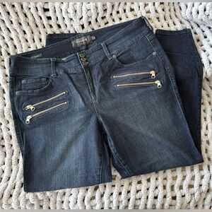 Torrid Skinny Jegging Jeans with Zip Pocket Detail, Size 18